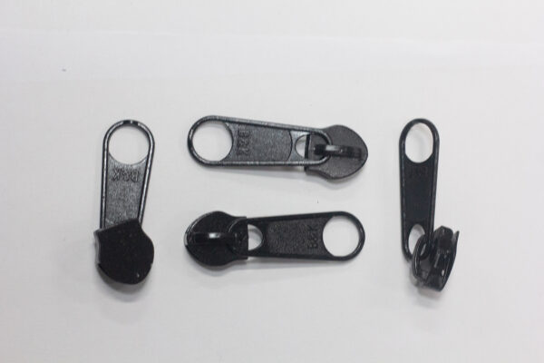 Cursor Para Zíper de Nylon N° 5 PRETO - Pacote com100 Unidades